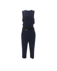 Brunello Cucinelli - Black Windowpane Long-sleeve Jumpsuit - Lyst