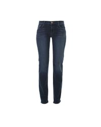 J Brand - Blue Stretch Washed Denim Jeans - Lyst