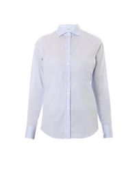 Lardini - Light Blue Cotton Shirt - Lyst