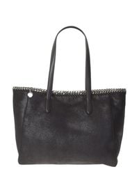 Stella McCartney | Black Ecoleather Falabella Small Shaggy Deer Bag | Lyst