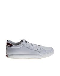 DSquared² - White Leather With Uk Flag Sneakers for Men - Lyst