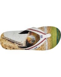 Reef Multicolor Aseball Flip Flops for men