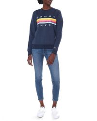 Tommy Hilfiger Blue Tjw Rainbow Tommy Sweatshirt