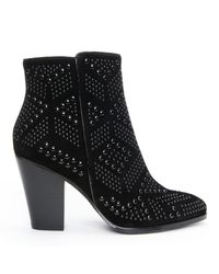 Donald J Pliner | Black Swift Suede Mid-calf Boots | Lyst