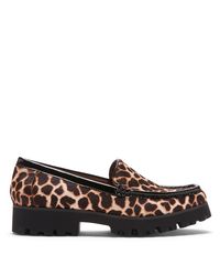 Donald J Pliner - Black Multi Giraffe Haircalf Loafer - Lyst