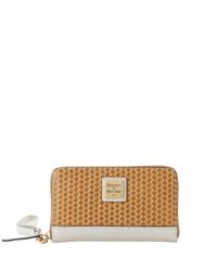 Dooney & Bourke Multicolor Beacon Woven Zip Around Phone Wristlet