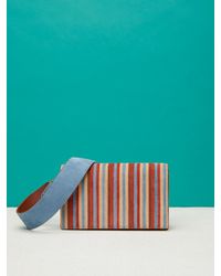 Diane von Furstenberg Multicolor Suede Soirée Crossbody Bag