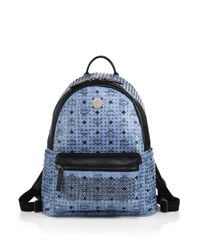 MCM | Blue Special Stark Medium Backpack for Men | Lyst