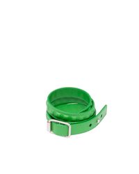 Balenciaga | Green Grid Bracelet Triple Tour for Men | Lyst
