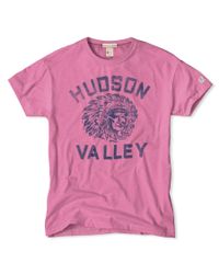 Todd Snyder | Pink Hudson Valley T-shirt for Men | Lyst