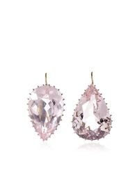 Renee Lewis | Purple One Of A Kind Pear Shape Kunzite Earrings | Lyst