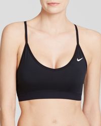 Nike | Black Sports Bra - Pro Indy | Lyst