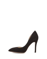 Charlotte Olympia | Black The Lady Is A Vamp Suede Heels | Lyst