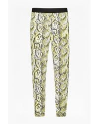 French Connection | Multicolor Tapered Snakeskin-print Trousers | Lyst