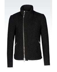 Emporio Armani | Black Mid-length Jacket for Men | Lyst