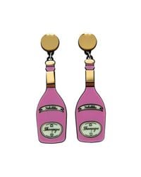 Yazbukey | Pink Champagne Earring | Lyst