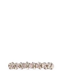 Philippe Audibert | Pink Silver Trimmed Round Crystal Bracelet | Lyst