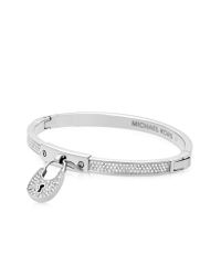 Michael Kors | Metallic Chains & Elements Metal Bangle W/crystals | Lyst