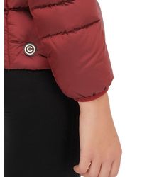 Colmar | Red Off Center Shiny Nylon Down Jacket | Lyst