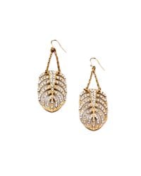 Lulu Frost | Metallic Goldtone Drift Earring | Lyst