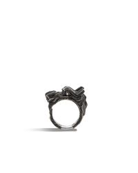 John Hardy | Black Legends Naga Dragon Head Ring for Men | Lyst
