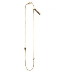 Lizzie Fortunato | Black Simple Pyramid Necklace | Lyst