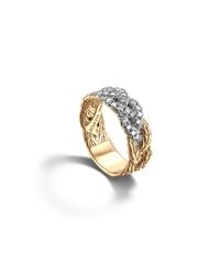 John Hardy | Metallic Woven Braided Band Ring | Lyst