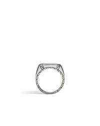 John Hardy | Blue Classic Chain Signet Ring | Lyst