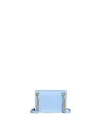 Sophie Hulme | Blue 'Nano' Leather Envelope Crossbody Bag | Lyst