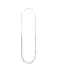 Eddie Borgo | Metallic Pearl Horseshoe Barbell Necklace | Lyst
