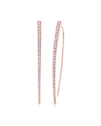 Anne Sisteron | Pink 14kt Rose Gold Jumbo Wishbone Earrings | Lyst