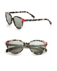 Marc By Marc Jacobs | Multicolor Contrast Temple 51mm Cat's-eye Sunglasses | Lyst