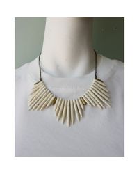 Native Rainbow | White Howlite Tribal Choker | Lyst