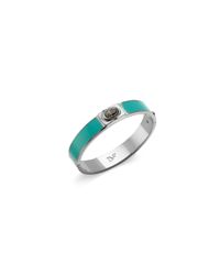 Diane von Furstenberg | Blue Swarovski Bangle Bracelet | Lyst