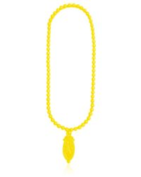 Mariah Rovery | Yellow Colar Camafeu Necklace | Lyst