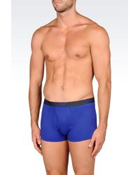 Emporio Armani | Blue Boxers for Men | Lyst