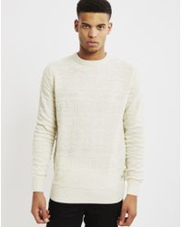 Bellfield | White Akrane Jumper Cream for Men | Lyst