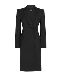 Josh Goot | Black Tuxedo Tailoring Double Breasted Coat Dress | Lyst