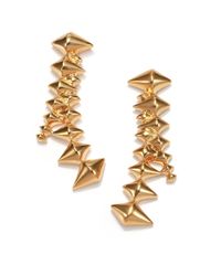 Eddie Borgo | Metallic Zip Drop Earrings | Lyst