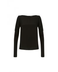 Temperley London | Black Violetta Split Blouse | Lyst