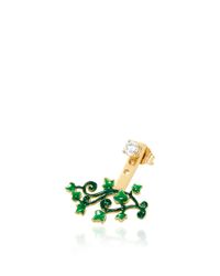 Alison Lou | Green Ivy Ear Jacket | Lyst