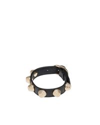 Balenciaga | Black Giant Gold Bracelet Stud | Lyst