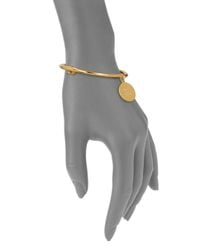 kate spade new york | Metallic Lets Go Steady Charm Bangle Bracelet | Lyst
