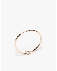 Mociun | Metallic Mini Triangle Ring | Lyst