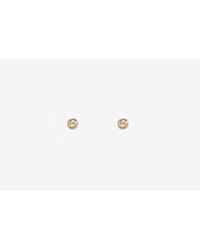 Loren Stewart | Metallic Mini Disc Diamond Studs | Lyst
