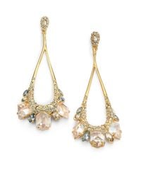 Alexis Bittar | Metallic Miss Havisham Jagged Crystal Marquis Cluster Drop Earrings | Lyst