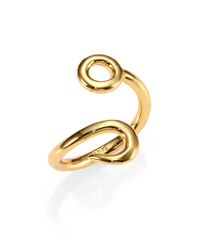 Giles & Brother | Metallic Hook Bypass Ring | Lyst