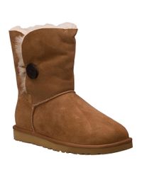 UGG | Brown Bailey Button Boot Chestnut Suede | Lyst