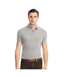 Ralph Lauren Black Label | Beige Mesh Zip Collar Polo Shirt for Men | Lyst