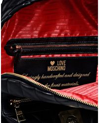 Love Moschino | Black Backpack | Lyst
